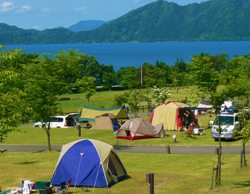 県営田沢湖オートキャンプ場「縄文の森たざわこ」ドッグラン