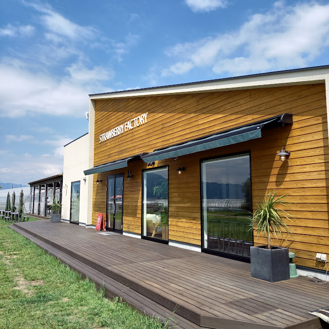 いちご農園カフェ STRAWBERRY FACTORY(ストロベリーファクトリー) ドッグラン