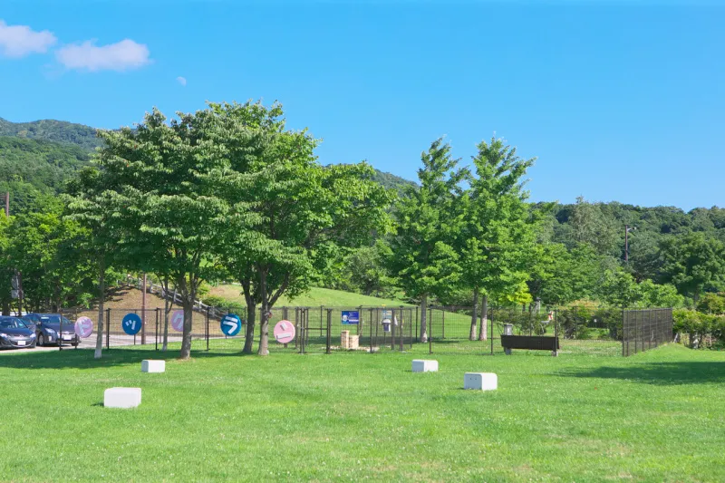 道央自動車道有珠山SA下り ドッグラン