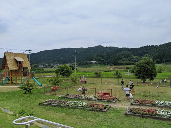 道の駅メルヘンおやべ ドッグラン