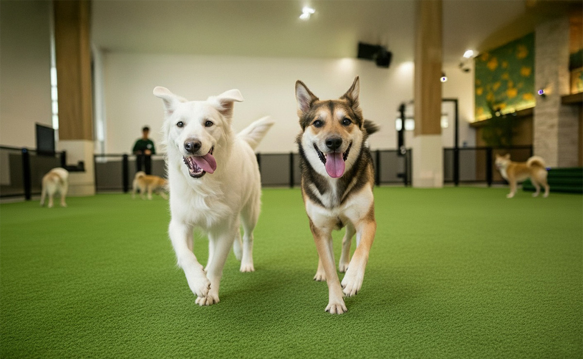 室内ドッグラン、行ってみよう！